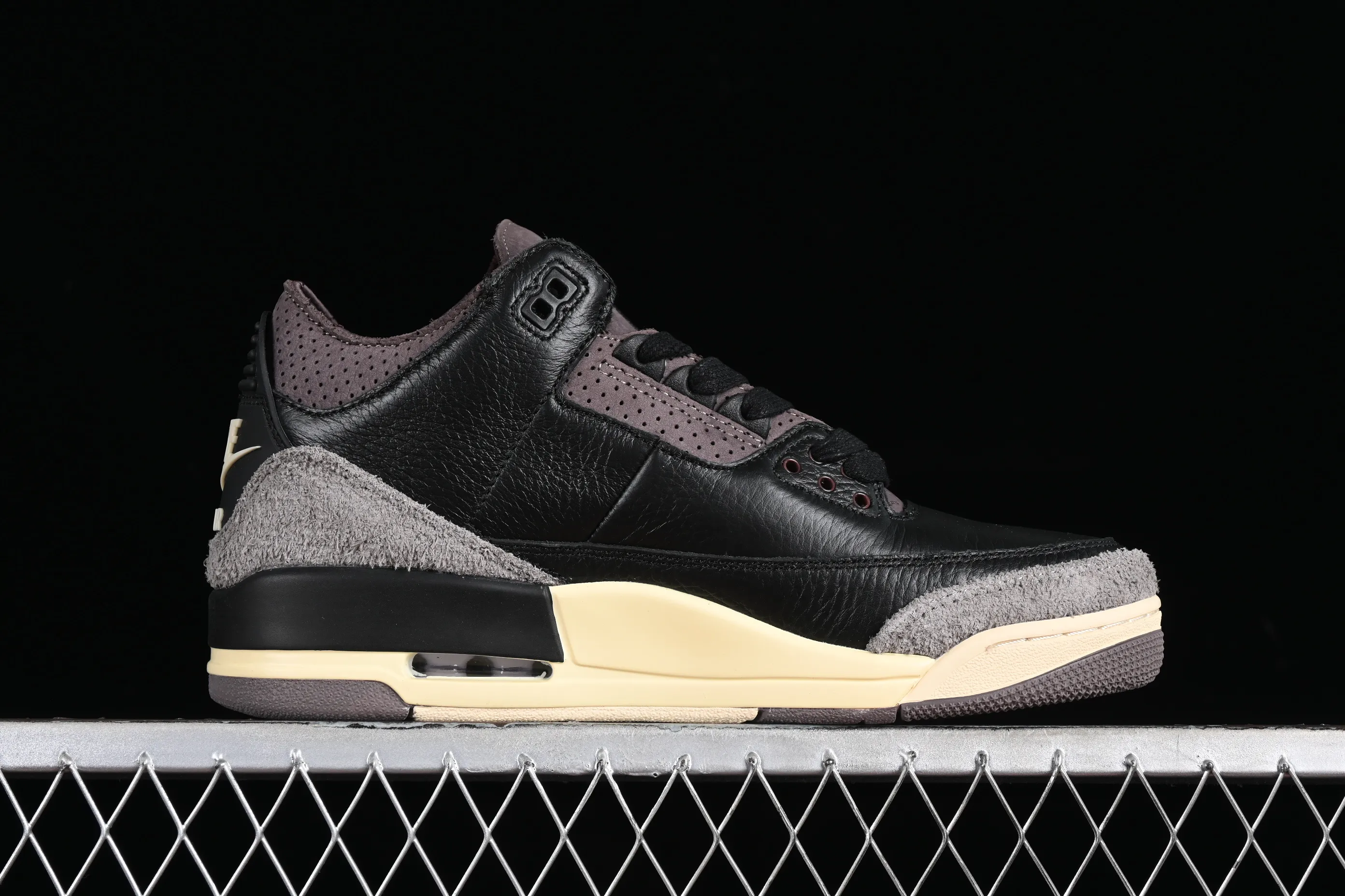 All categories Air Jordan Jordan series basketball shoes Air Jordan 3 A Ma Maniere x Air Jordan 3 Retro "Black" AJ3 Joe 3 joint model FZ4811-001